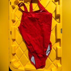 Nike Red Swimsuit